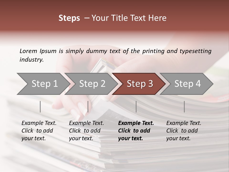 Magazine Press Information PowerPoint Template
