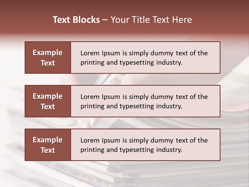 Magazine Press Information PowerPoint Template