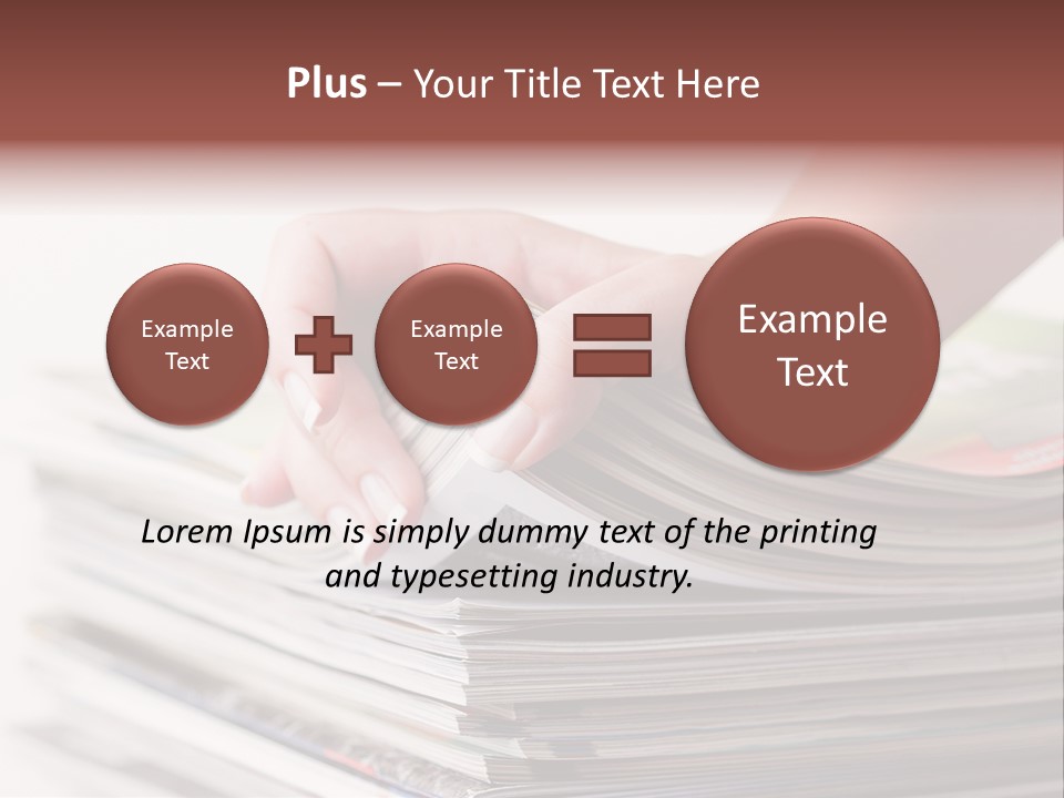 Magazine Press Information PowerPoint Template