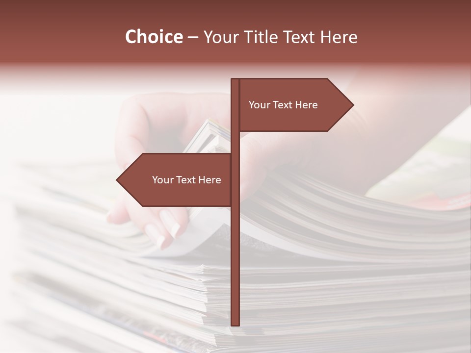 Magazine Press Information PowerPoint Template