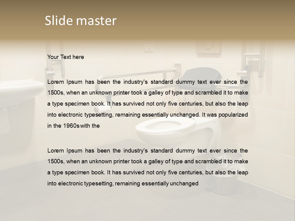 Free Sink Equipment PowerPoint Template