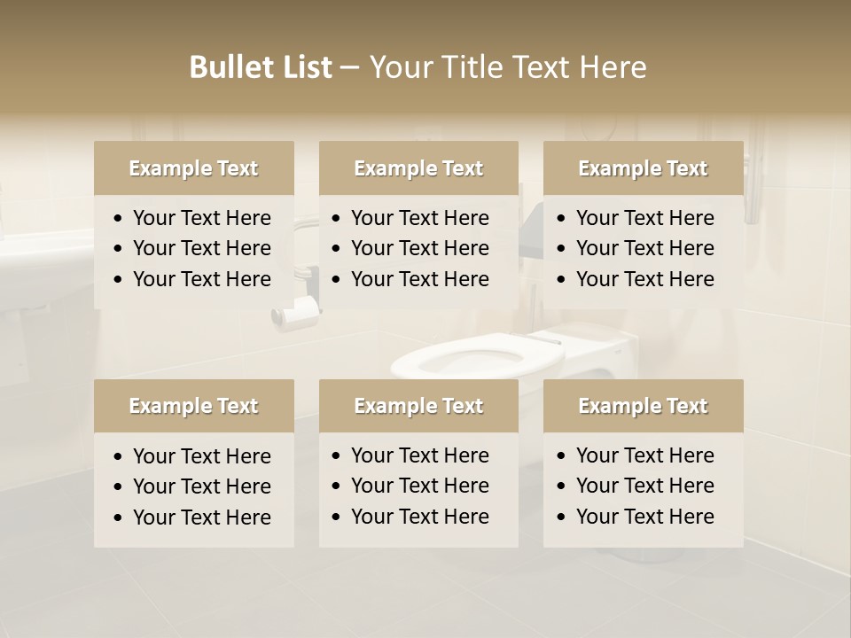 Free Sink Equipment PowerPoint Template