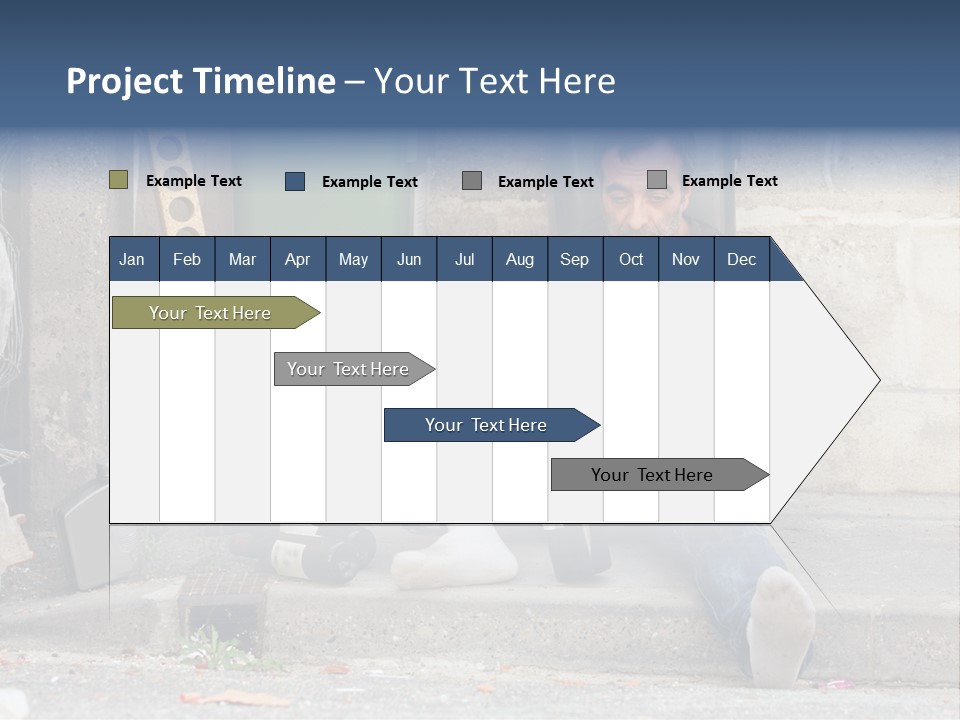 Problem Beard Lonely PowerPoint Template