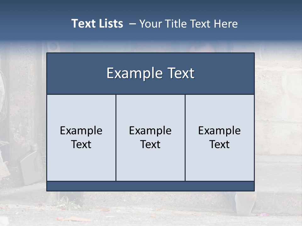 Problem Beard Lonely PowerPoint Template