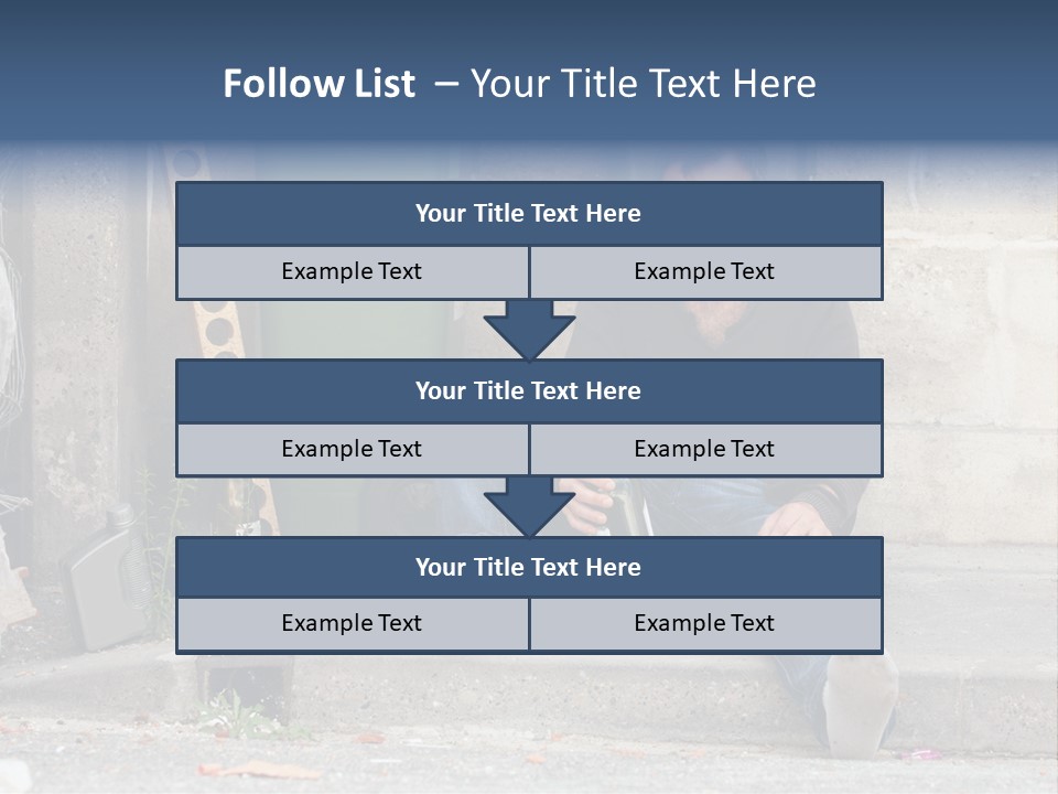 Problem Beard Lonely PowerPoint Template
