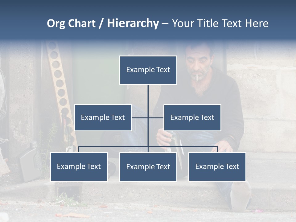 Problem Beard Lonely PowerPoint Template