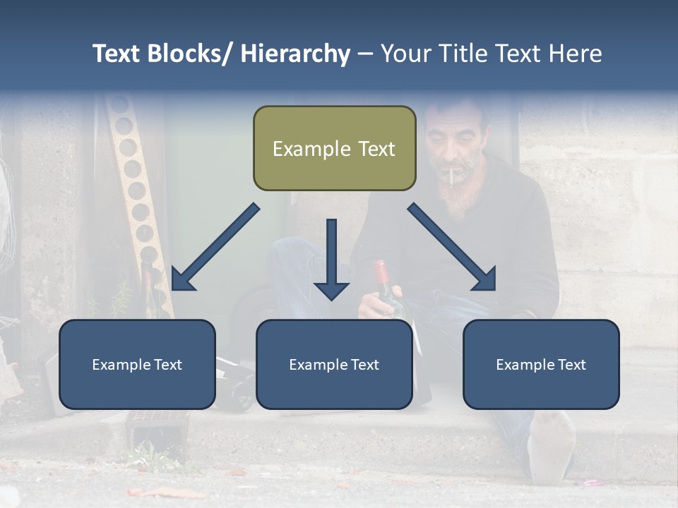 Problem Beard Lonely PowerPoint Template