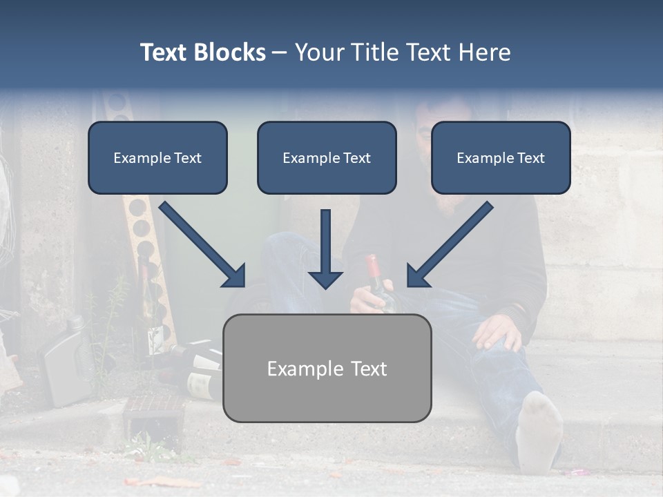 Problem Beard Lonely PowerPoint Template