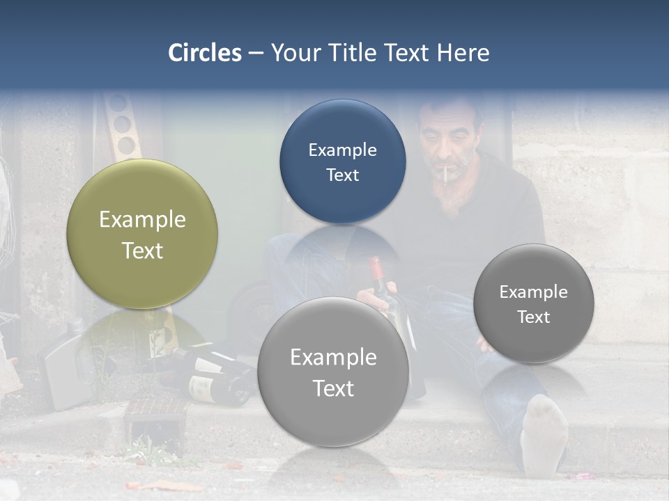 Problem Beard Lonely PowerPoint Template