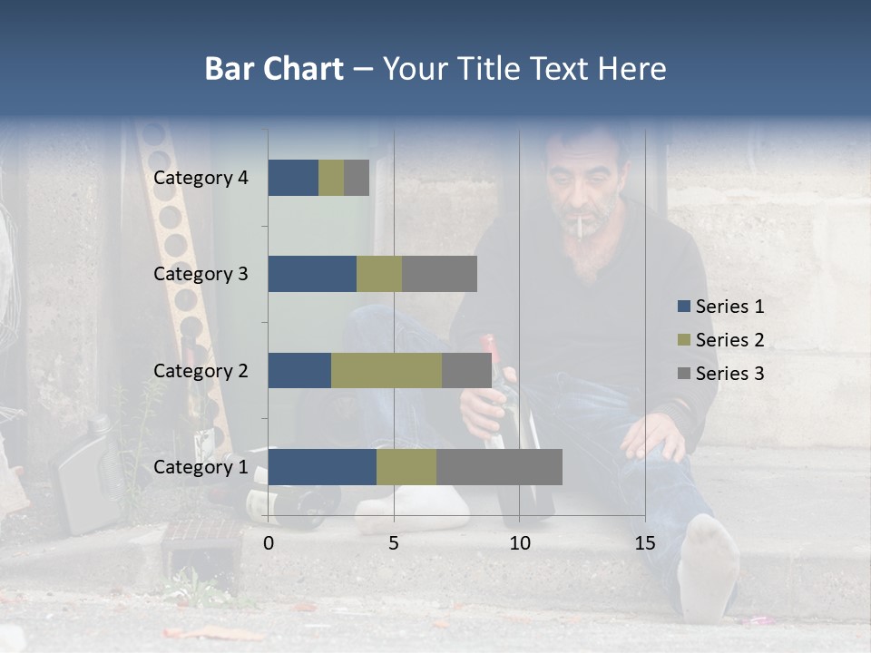 Problem Beard Lonely PowerPoint Template