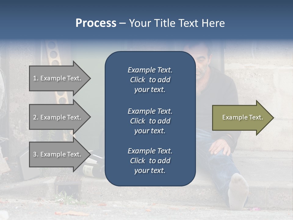 Problem Beard Lonely PowerPoint Template