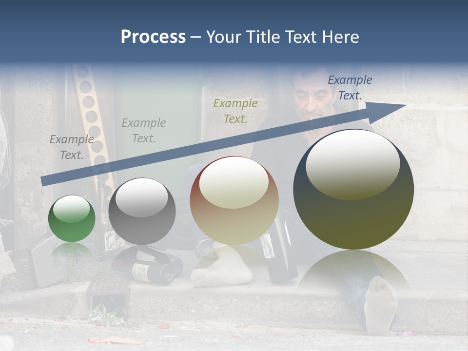 Problem Beard Lonely PowerPoint Template