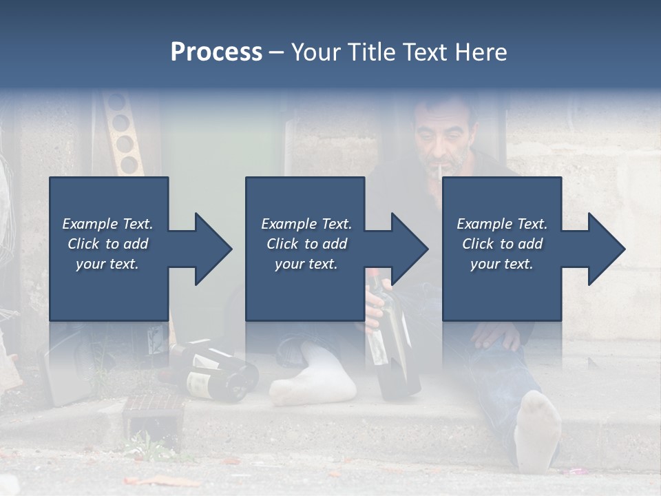 Problem Beard Lonely PowerPoint Template
