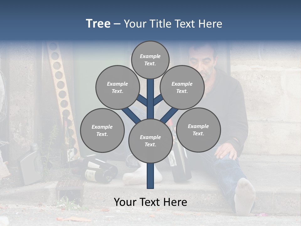 Problem Beard Lonely PowerPoint Template