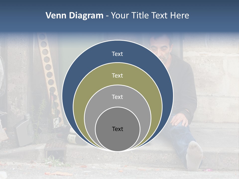 Problem Beard Lonely PowerPoint Template