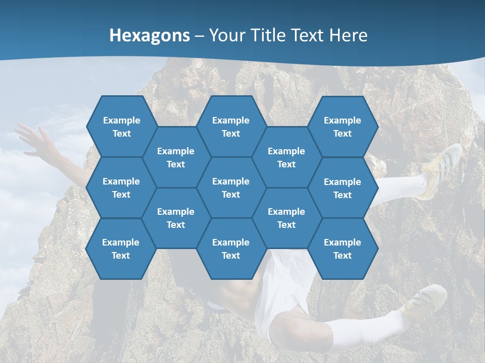 Coastline Rock Cliff PowerPoint Template