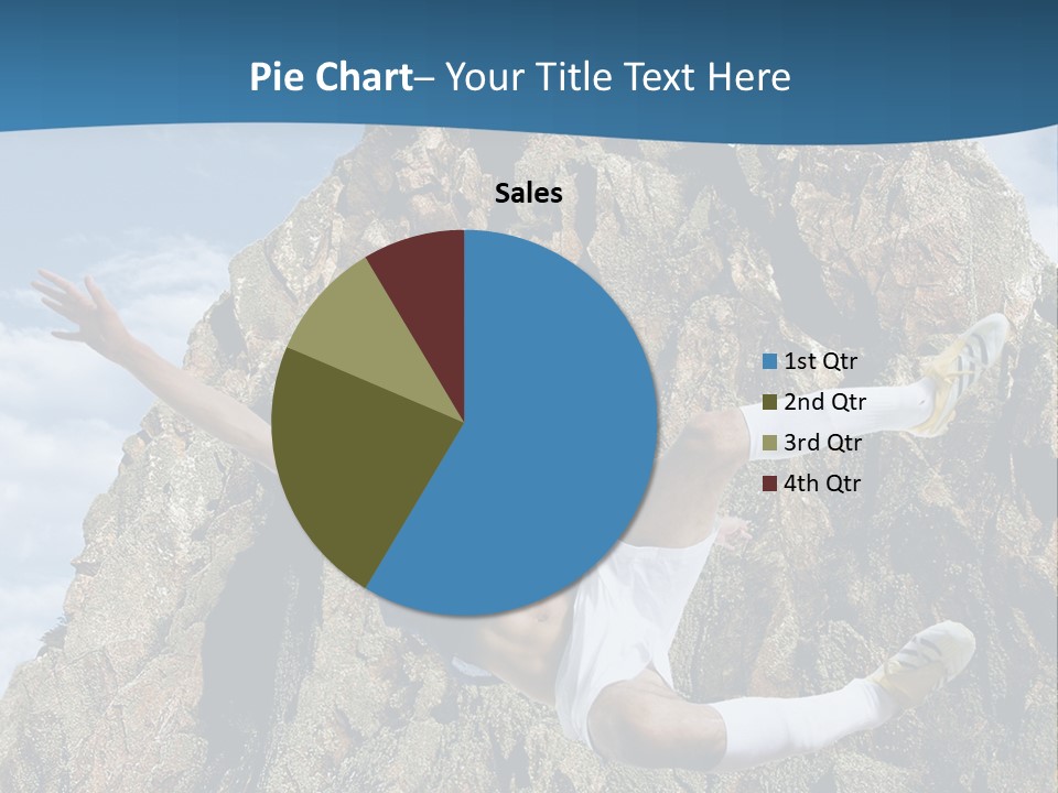 Coastline Rock Cliff PowerPoint Template