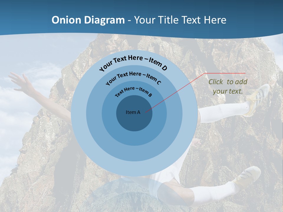 Coastline Rock Cliff PowerPoint Template
