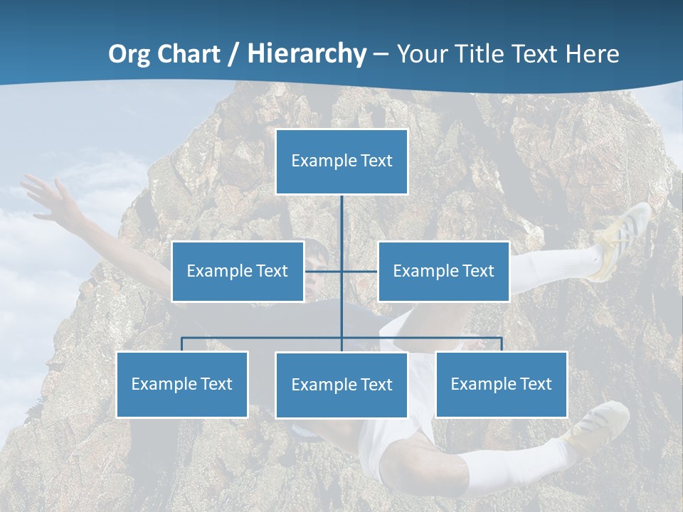 Coastline Rock Cliff PowerPoint Template