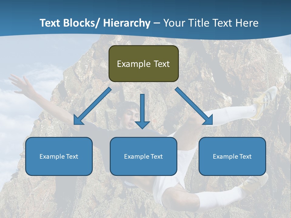 Coastline Rock Cliff PowerPoint Template