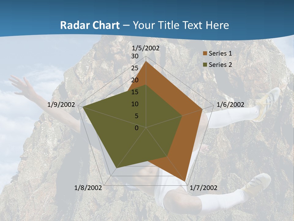 Coastline Rock Cliff PowerPoint Template