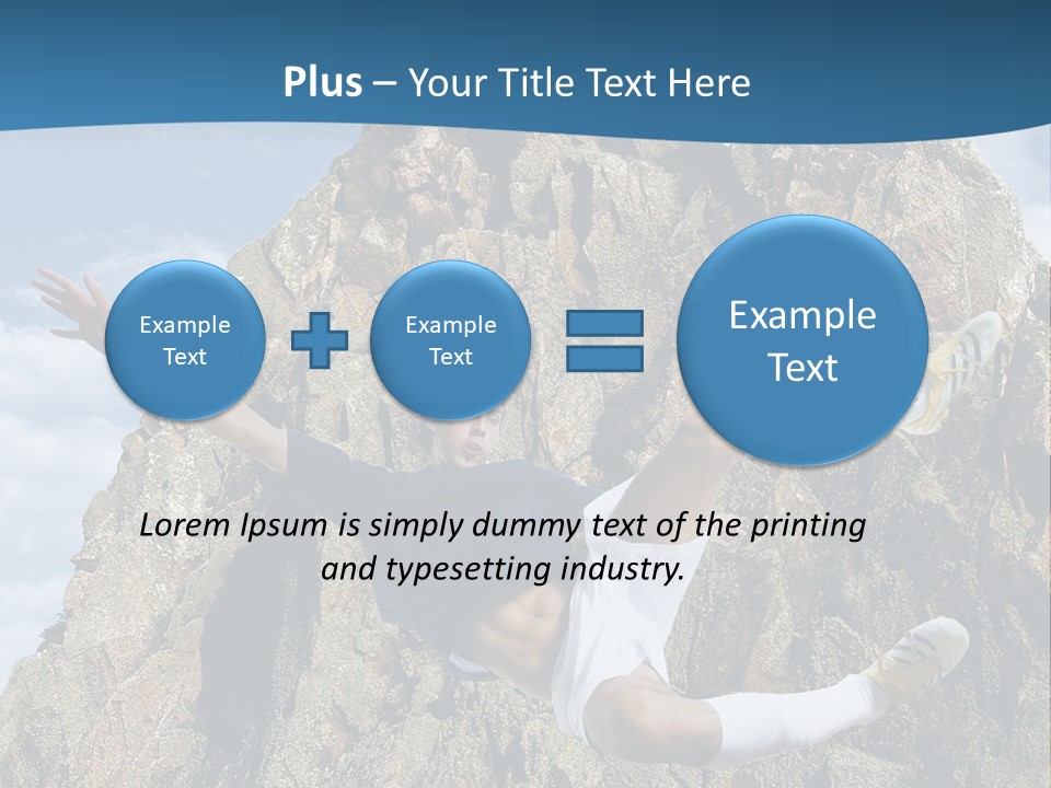 Coastline Rock Cliff PowerPoint Template