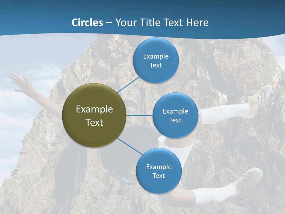 Coastline Rock Cliff PowerPoint Template
