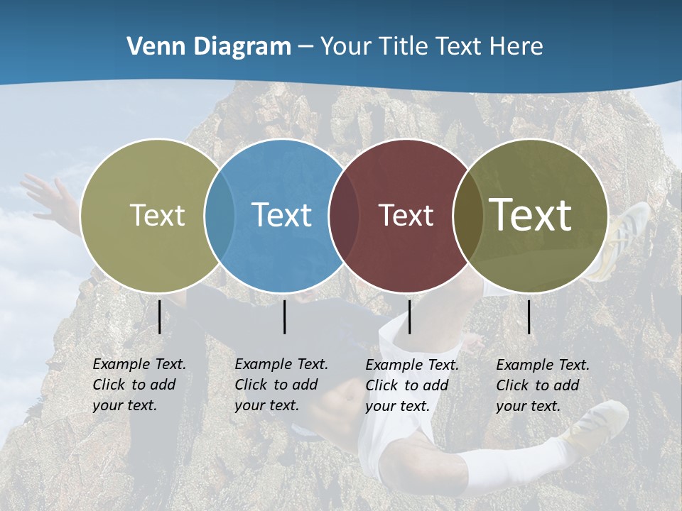 Coastline Rock Cliff PowerPoint Template