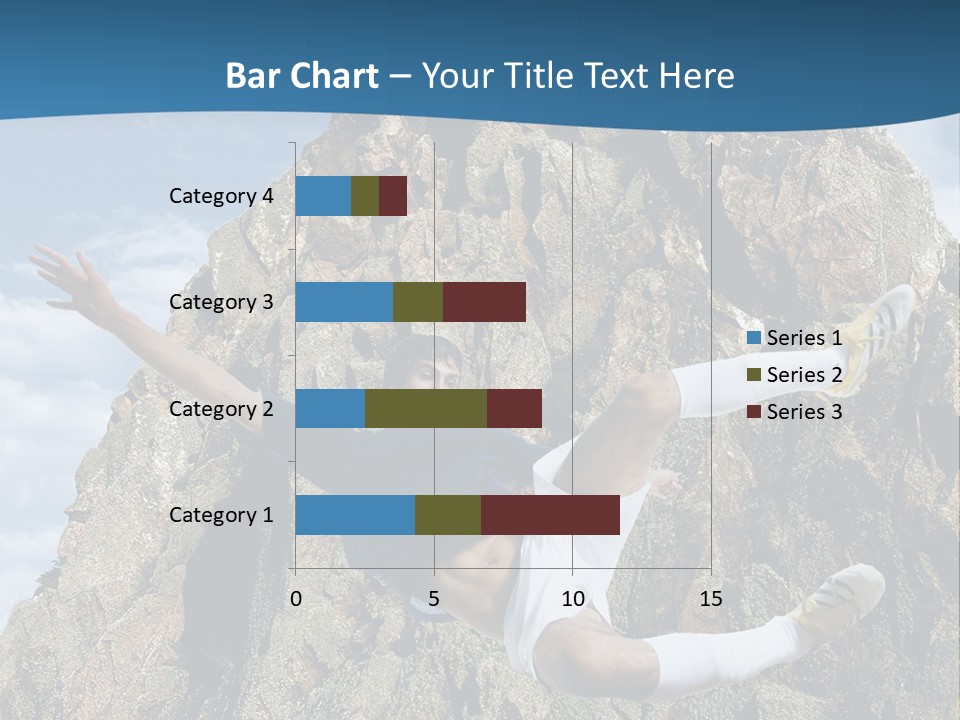 Coastline Rock Cliff PowerPoint Template