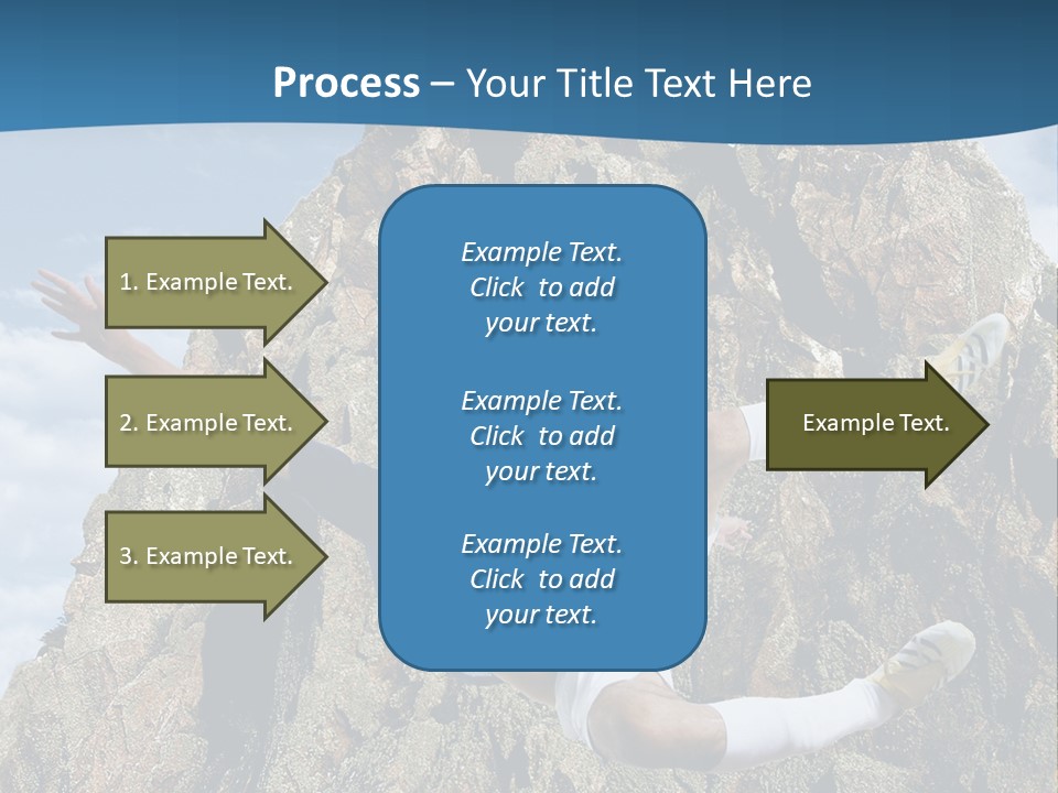 Coastline Rock Cliff PowerPoint Template