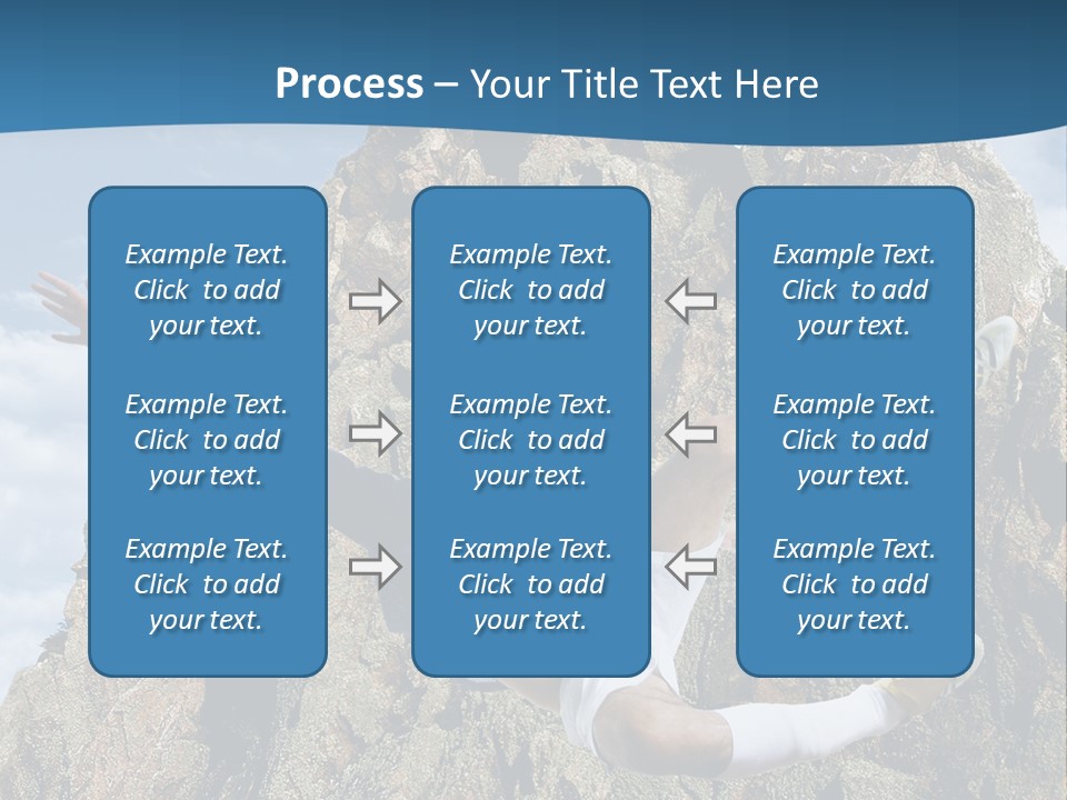 Coastline Rock Cliff PowerPoint Template