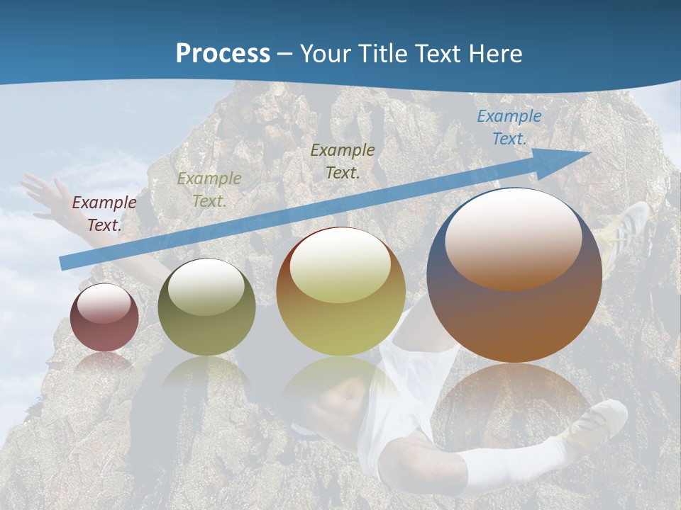 Coastline Rock Cliff PowerPoint Template