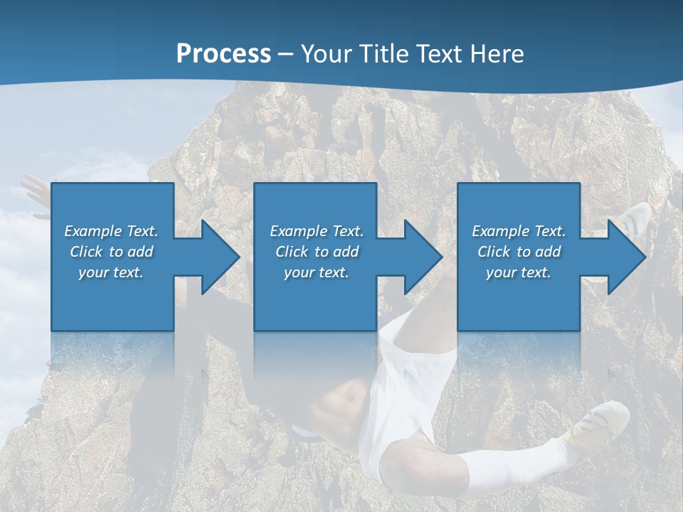 Coastline Rock Cliff PowerPoint Template