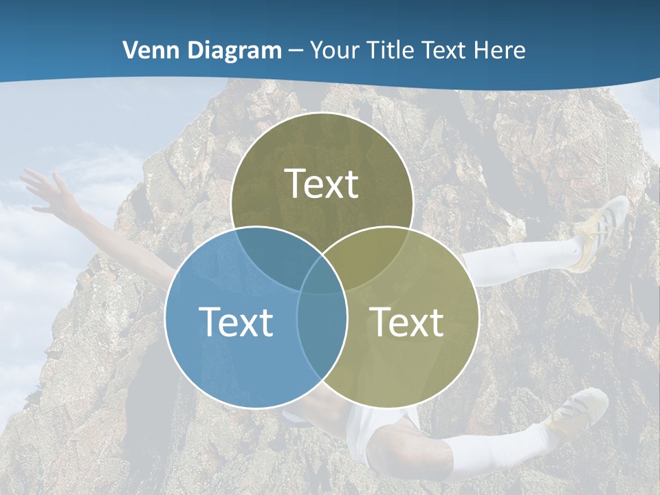 Coastline Rock Cliff PowerPoint Template