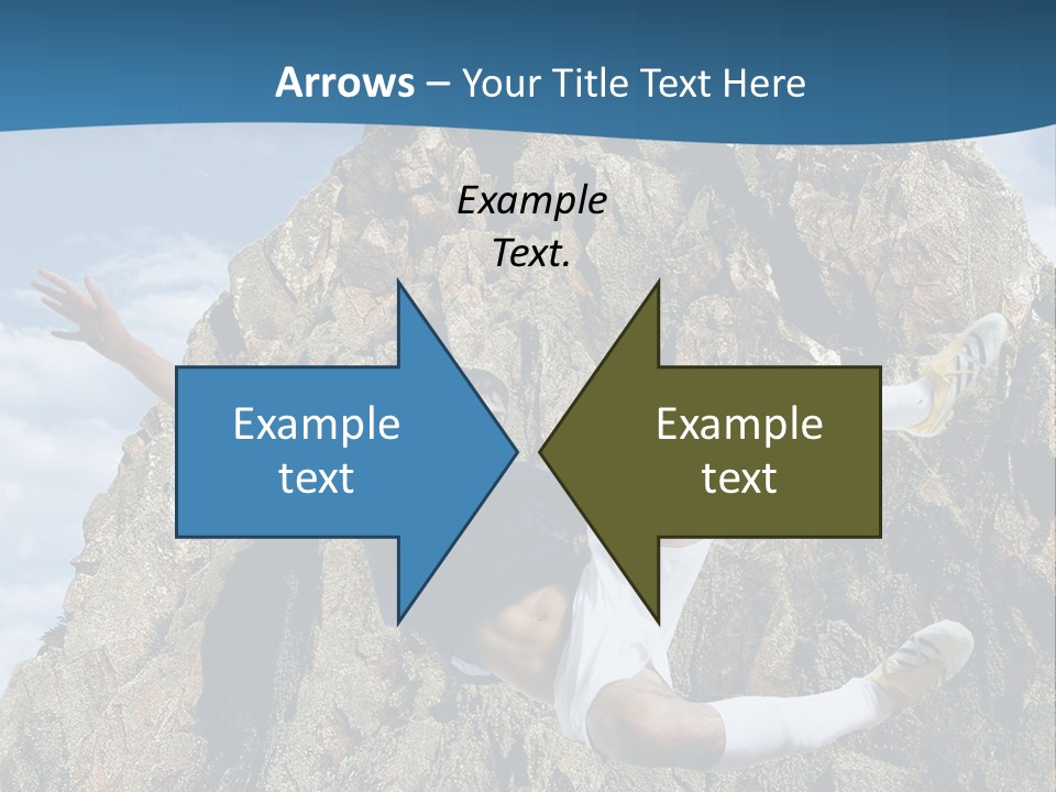 Coastline Rock Cliff PowerPoint Template