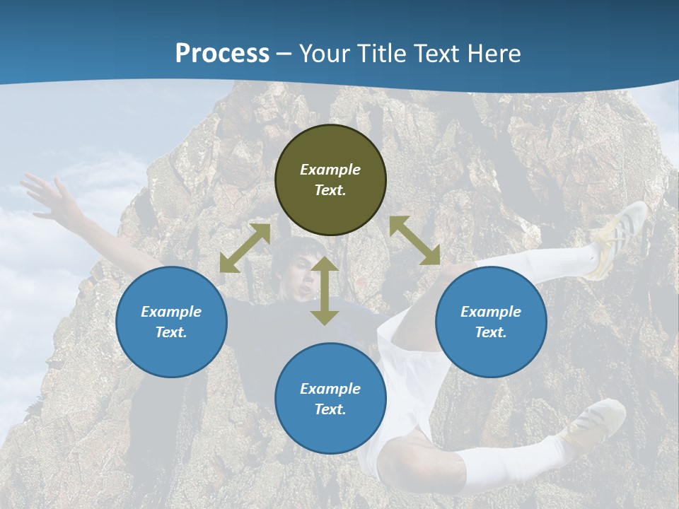 Coastline Rock Cliff PowerPoint Template