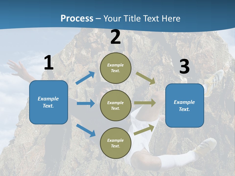 Coastline Rock Cliff PowerPoint Template