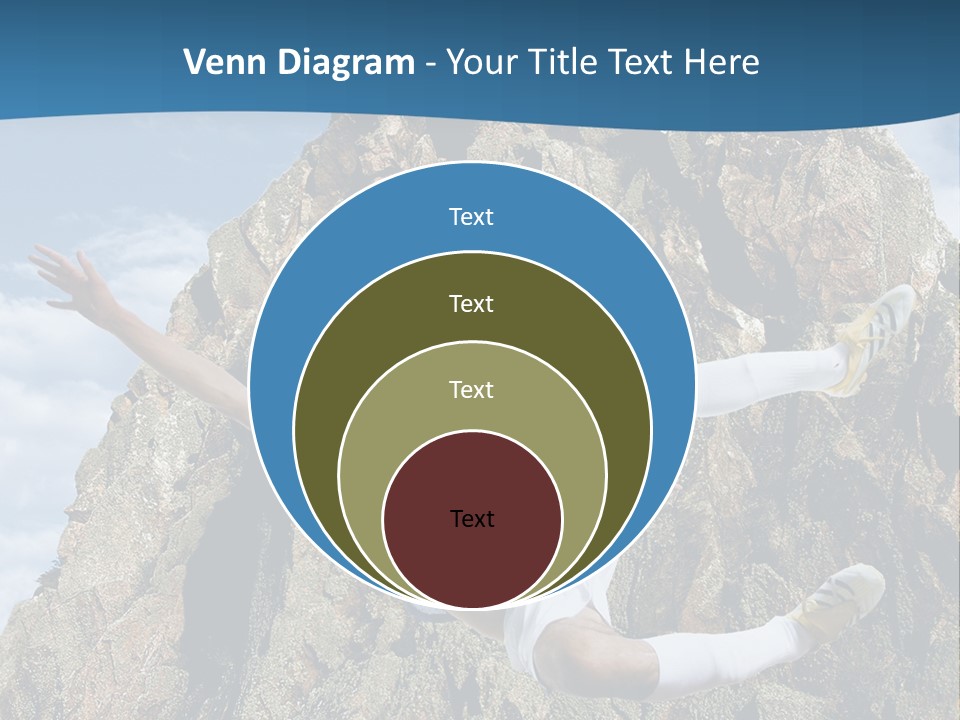 Coastline Rock Cliff PowerPoint Template