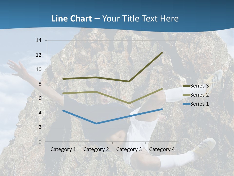 Coastline Rock Cliff PowerPoint Template