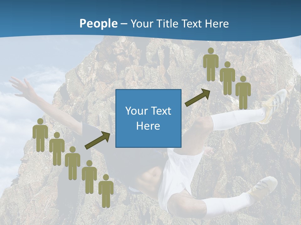 Coastline Rock Cliff PowerPoint Template