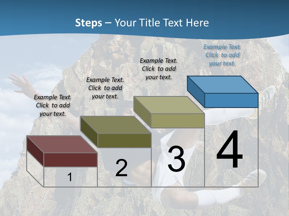 Coastline Rock Cliff PowerPoint Template