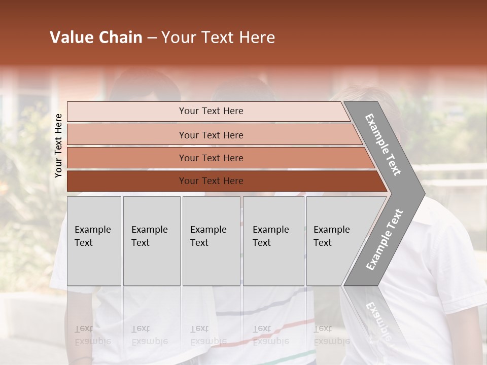 A Group Of Young Boys Standing Next To Each Other PowerPoint Template