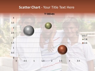 A Group Of Young Boys Standing Next To Each Other PowerPoint Template