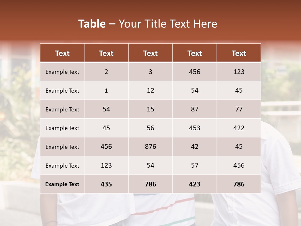 A Group Of Young Boys Standing Next To Each Other PowerPoint Template