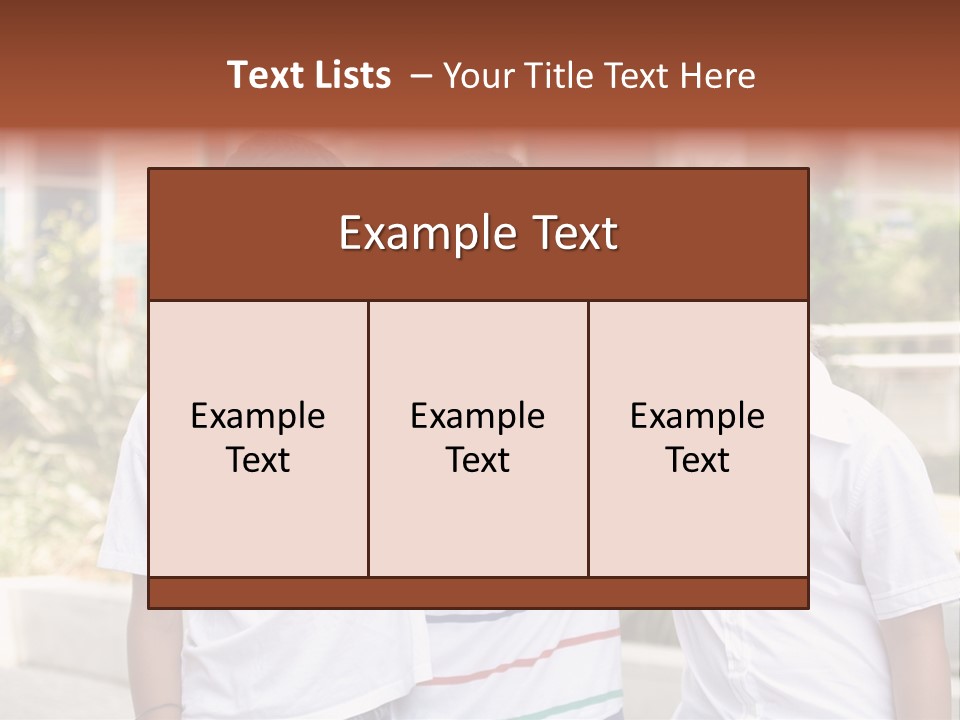 A Group Of Young Boys Standing Next To Each Other PowerPoint Template