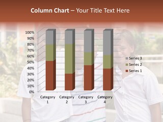 A Group Of Young Boys Standing Next To Each Other PowerPoint Template