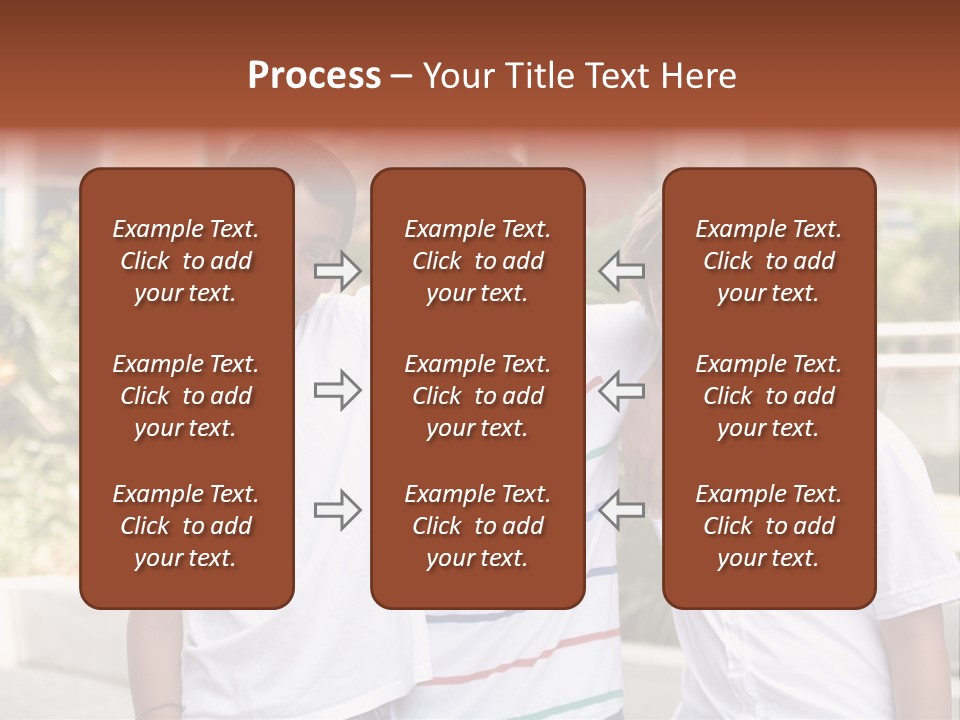 A Group Of Young Boys Standing Next To Each Other PowerPoint Template