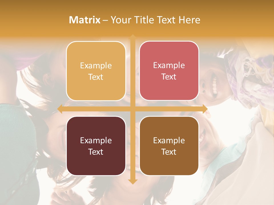 Friend Women Three PowerPoint Template