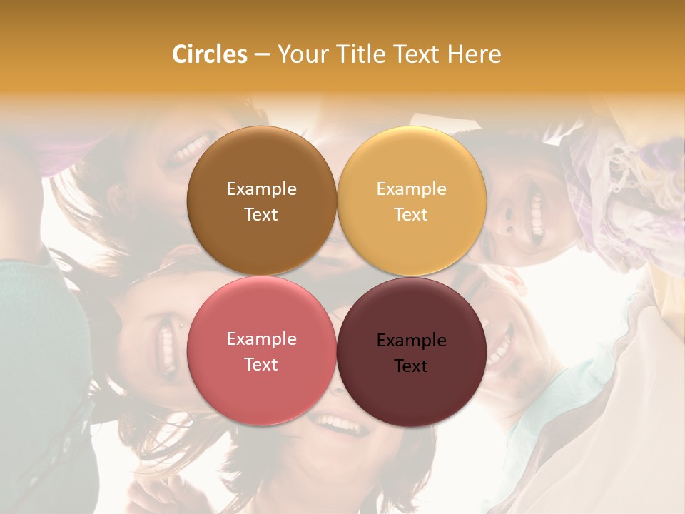 Friend Women Three PowerPoint Template