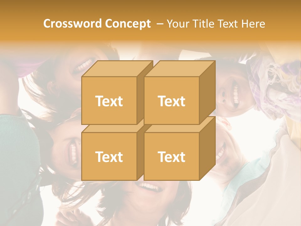 Friend Women Three PowerPoint Template